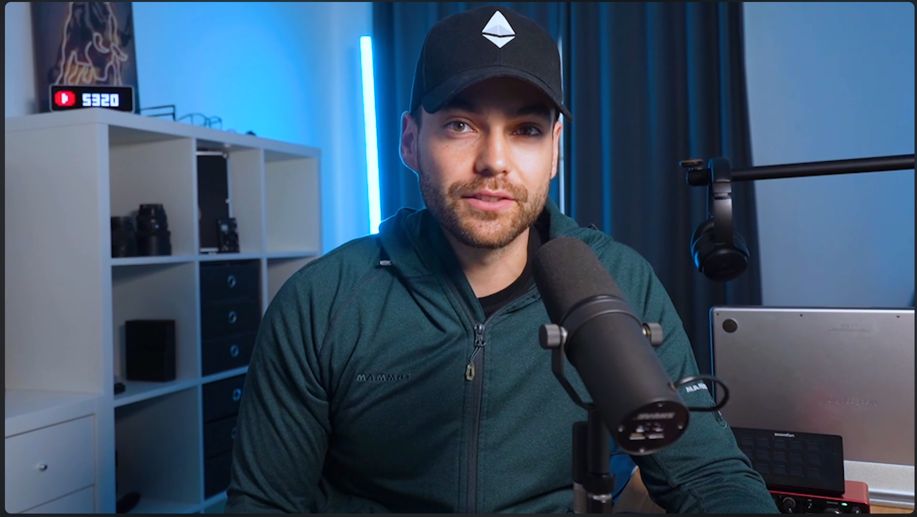 Michael Bayreder im Podcast-Studio